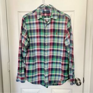 Ralph Lauren Plaid Button Down Shirt